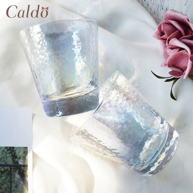 [ Caldo卡朵 ] 迷幻質感家用耐熱玻璃水杯 350ml, , large
