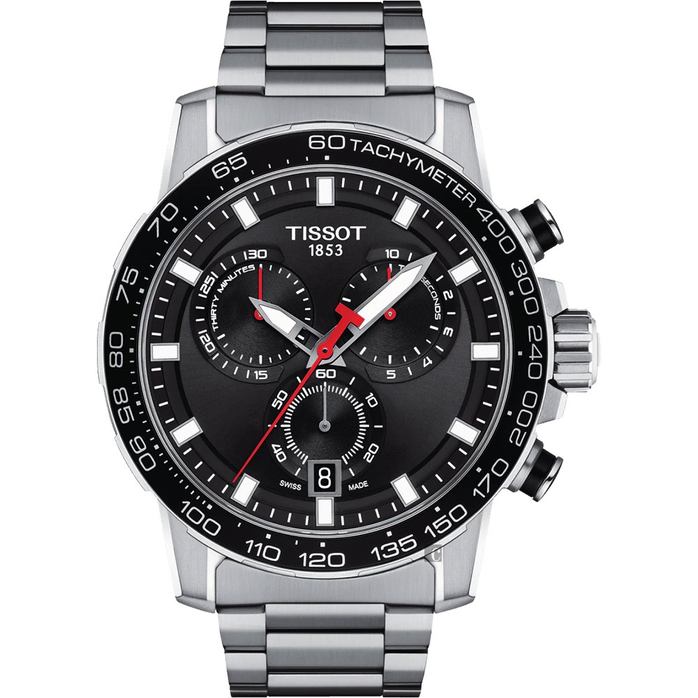 TISSOT天梭 Supersport 計時手錶-45.5mm T1256171105100, , large