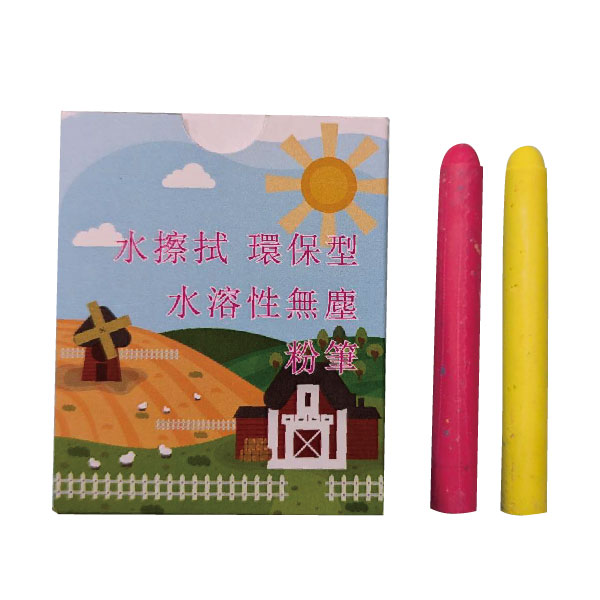 【 CC 】水溶性 粉筆 12支入 /盒 WB-WC-03 黃色 WB-WC-05紅色  -  多款可選, , large