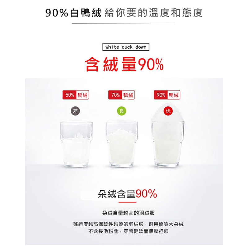 大尺碼-白鴨絨羽絨外套-紫/黑/酒紅-0108610, , large