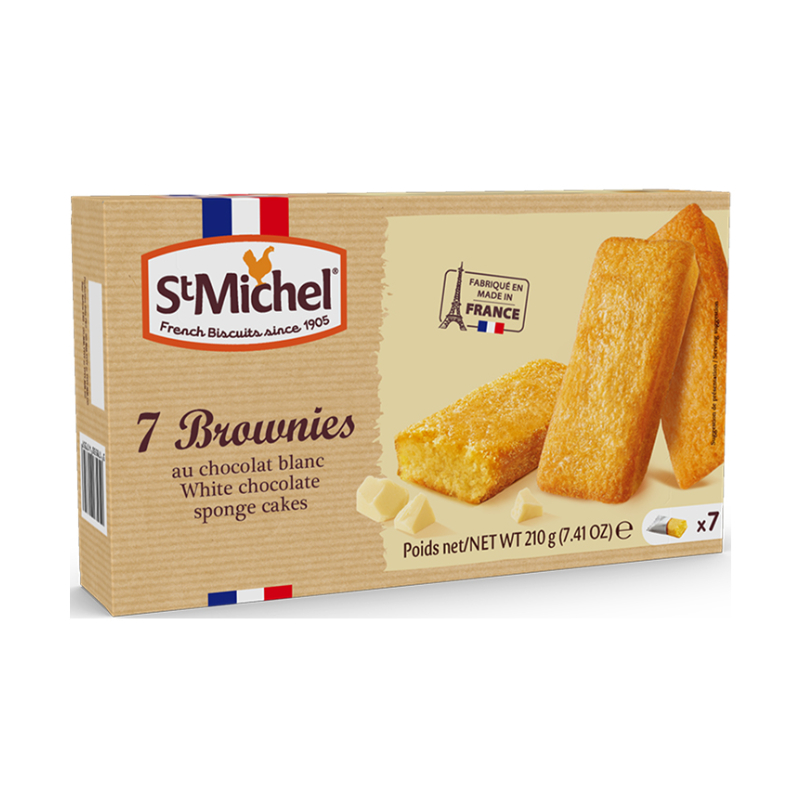 St.Michel whitechoco brownie, , large