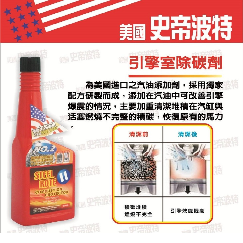 【STEEL KOTE】STEEL KOTE Engine Carbon Cleaner - 24 Pack (Engine Cleaner, Fuel Additive), , large