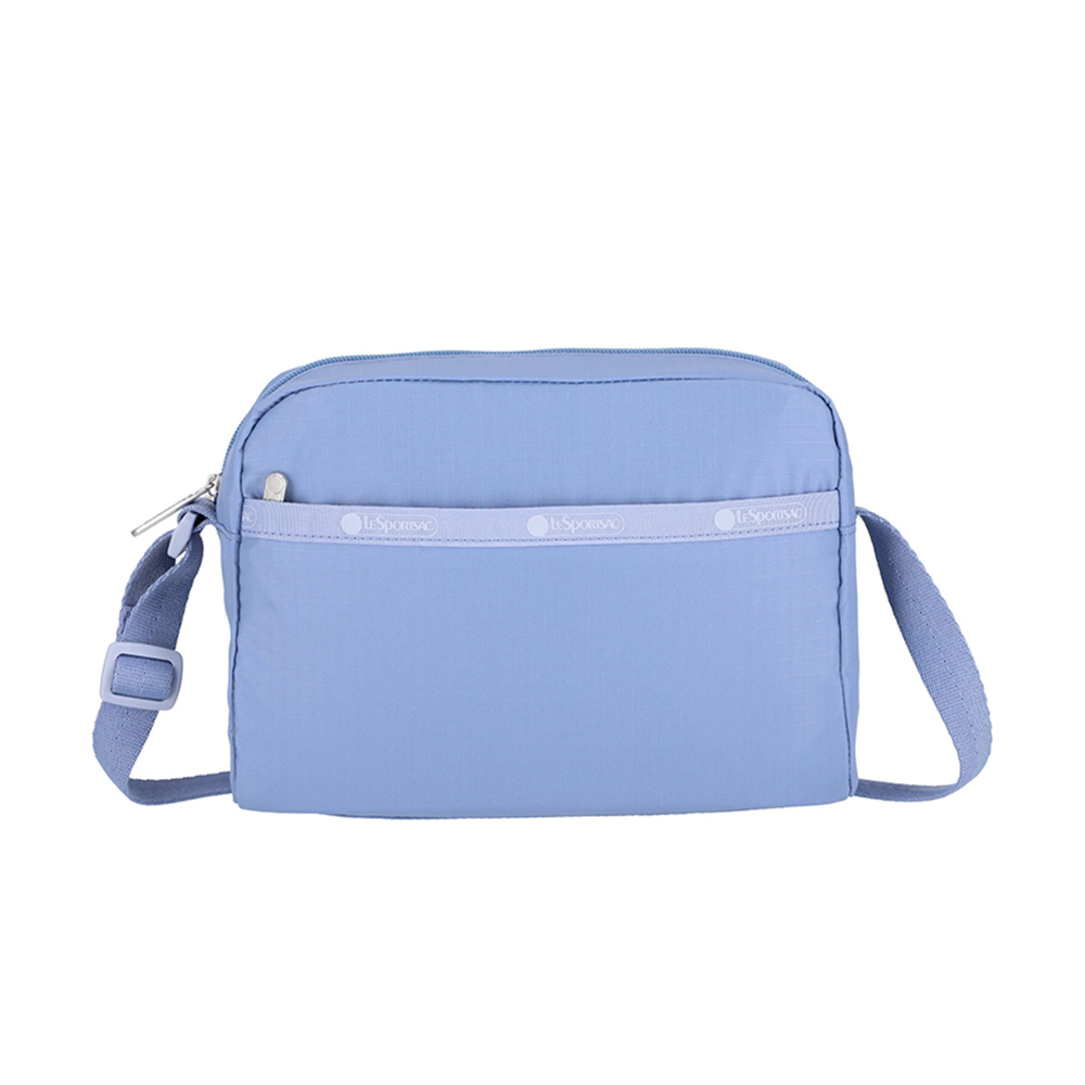 Lesportsac 拉鍊斜背包 側背包 通勤隨身包 送禮 禮物 女包 L252-2434PB-RA18(雲霧藍), , large