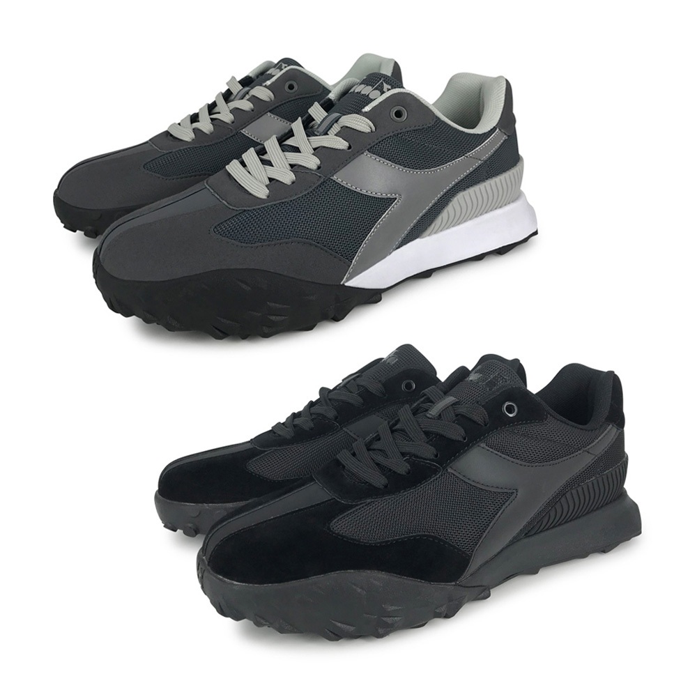 DIADORA迪亞多那 時尚耐髒運動鞋 男運動鞋 男鞋 透氣 散熱 除濕 反光 輕量 吸震 減壓 回彈 防滑 灰 黑