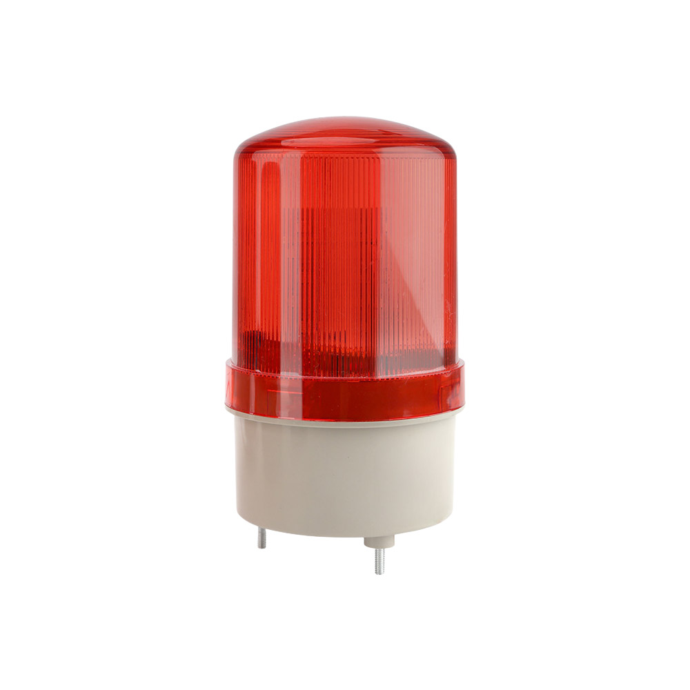 Miniature LED Warning Light (Red) AC110V/220V Silent, , large