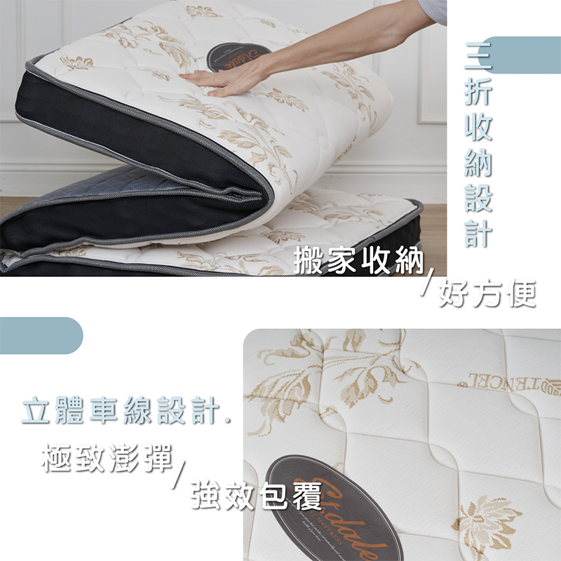 Tencel independent spring mattress, , large