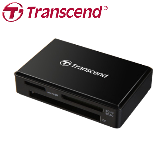 【Transcend】RDF8 黑色 USB 3.1 Gen 1 多合一 讀卡機 讀寫速度 130MB, , large