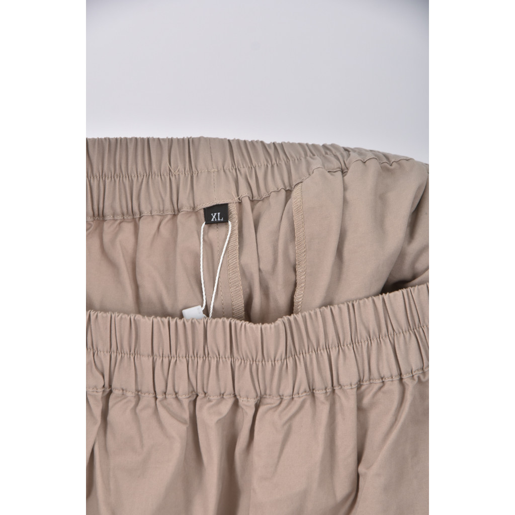 (4XL（含）以上) aribobo高腰寬鬆棕色長褲二手衣, , large