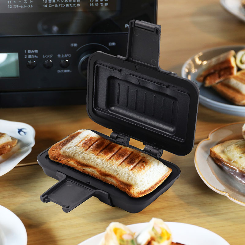 MICROWAVE OVEN GRILL HOT SANDWICH MAKER, , large