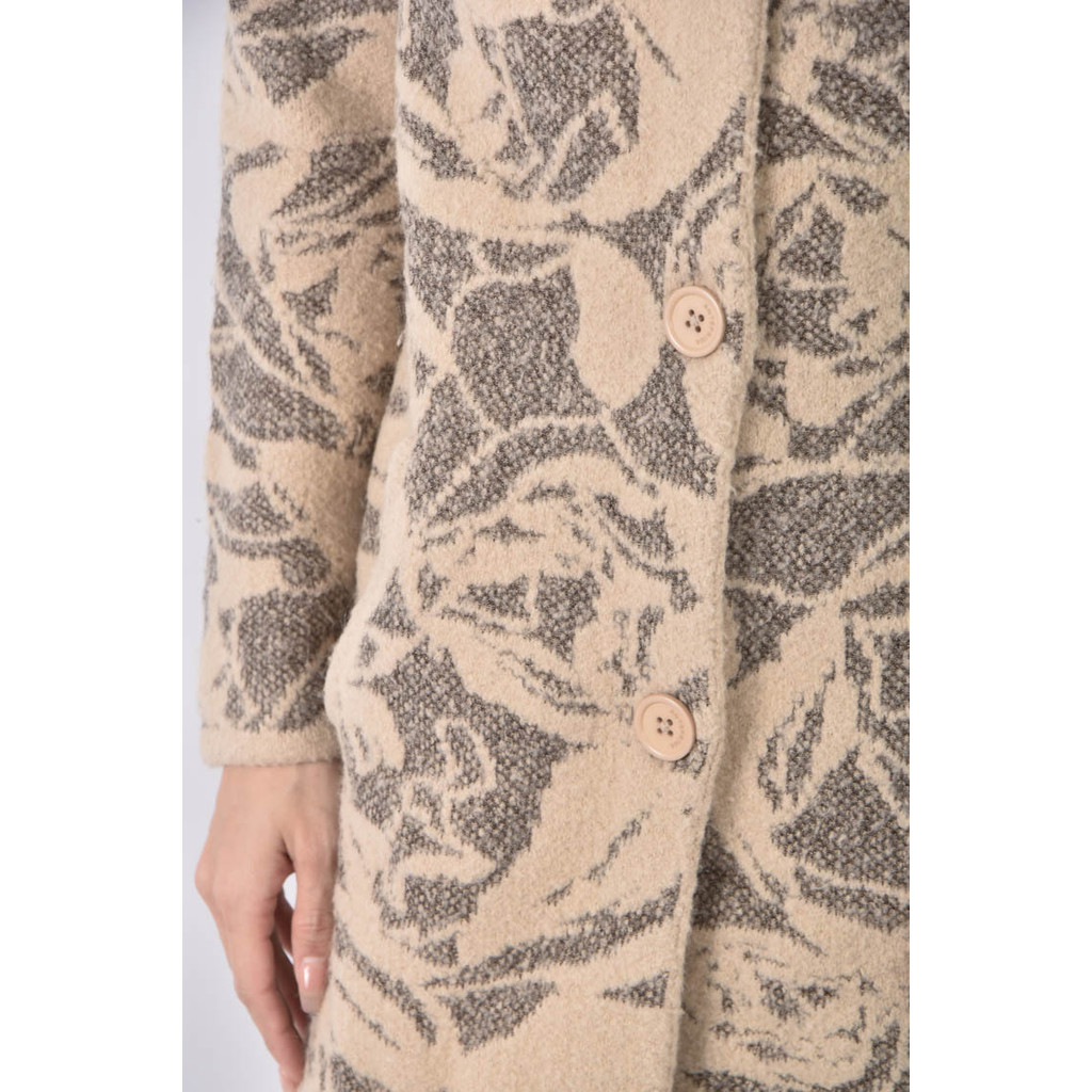 (M) anteprima排扣杏色外套二手衣, , large