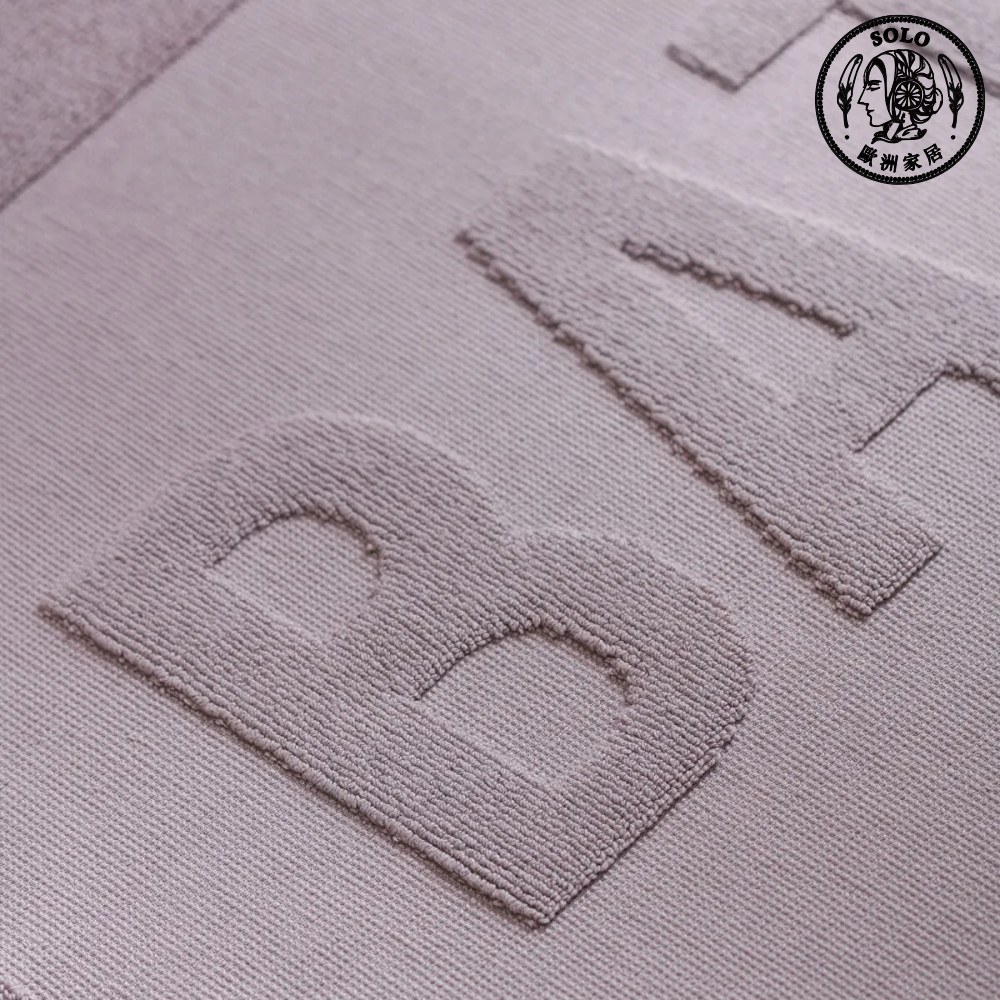 【SOLO Vintage】LCW Home 50x70cm Black Bathroom Floor Mat 100% Cotton Made in Turkey, , large