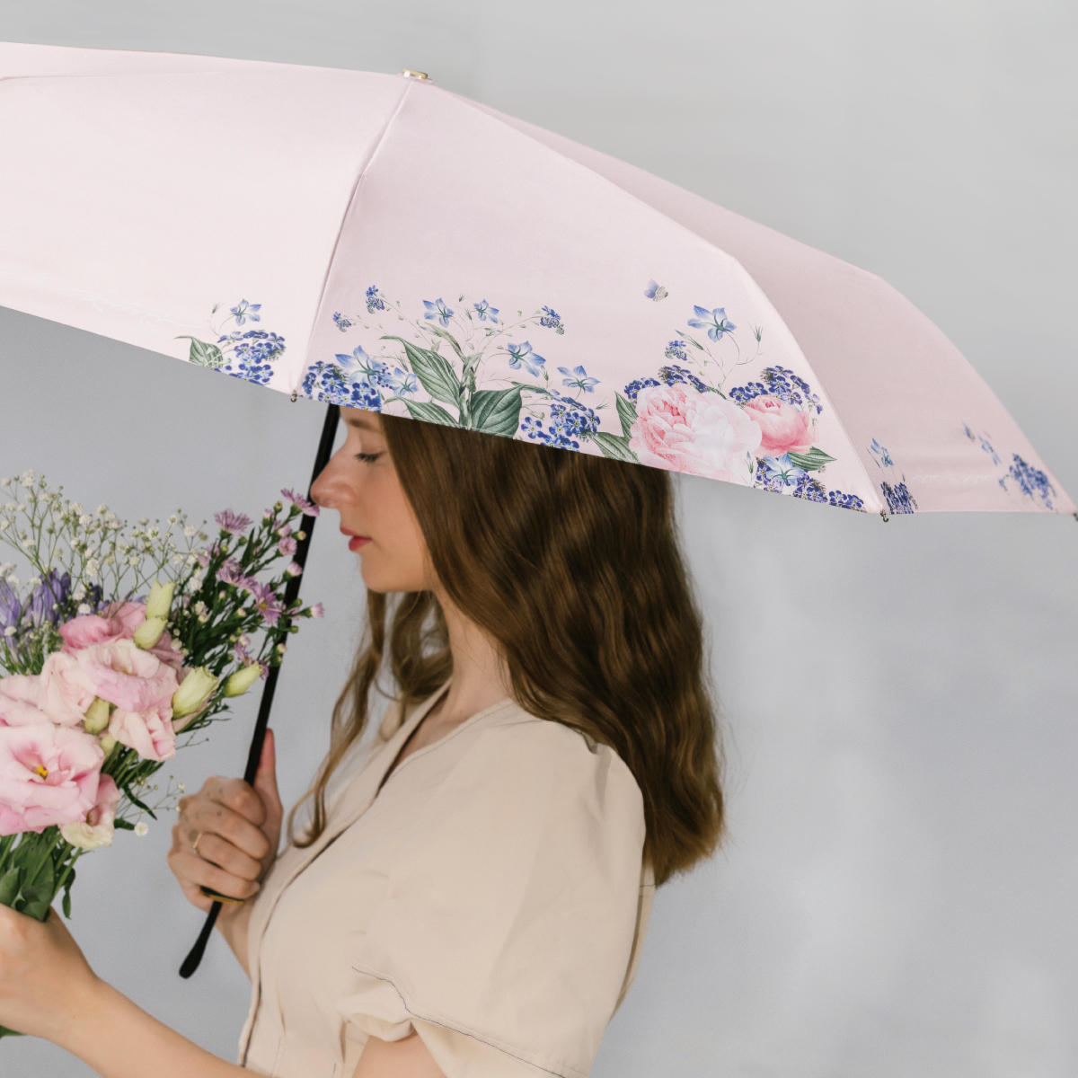 【boy】Sun Shade UV Protection Umbrella-Majestic Rose