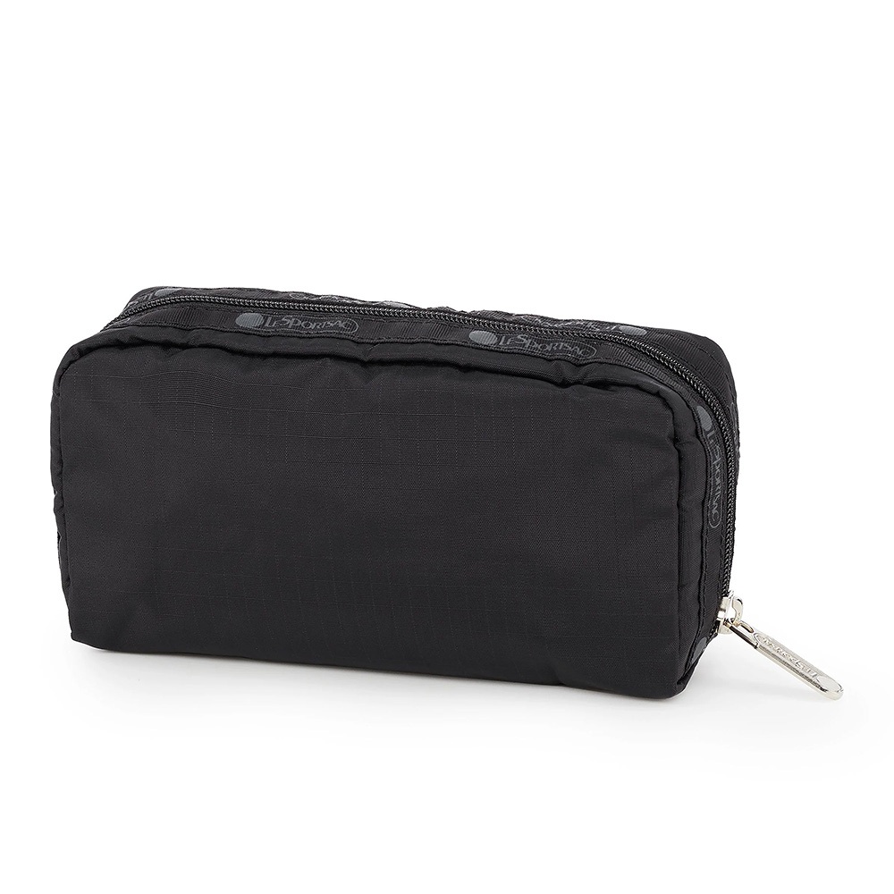 |快速出貨|Lesportsac RECTANGULAR COSMETIC 經典長形化妝包-經典黑, , large