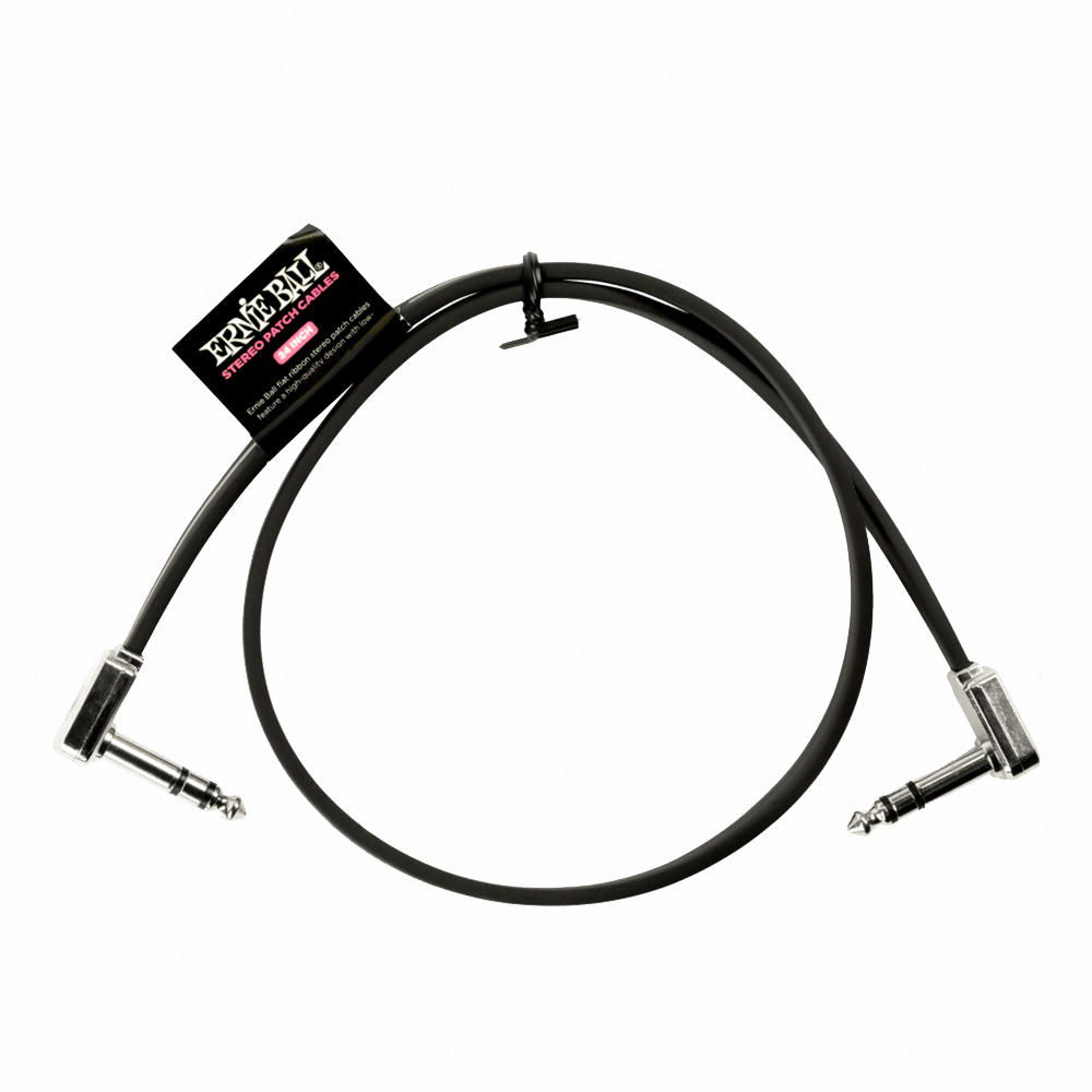 ERNIE BALL 24' Stereo Cable 立體聲效果器導線 黑色款【敦煌樂器】, , large