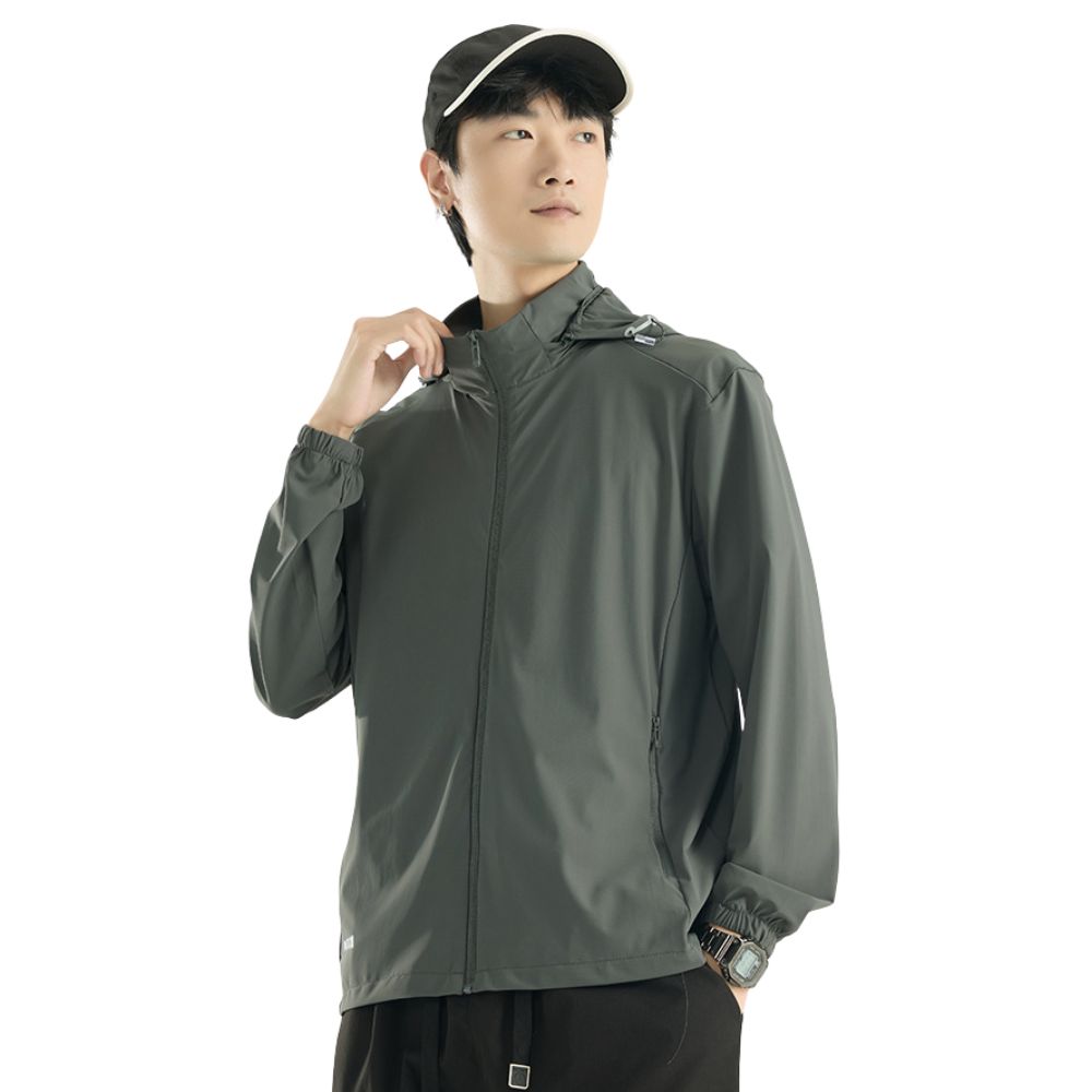 【億子洪】SGS認證 冰絲防曬外套-男款 森野綠 4XL 【25688】, , large