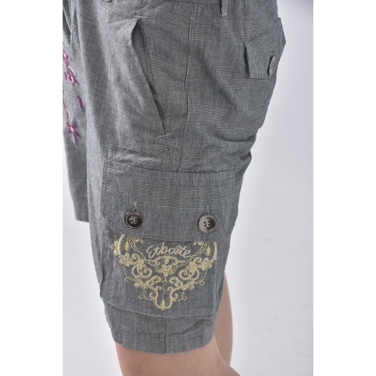 (L) 棉質純棉灰色短褲二手衣, , large