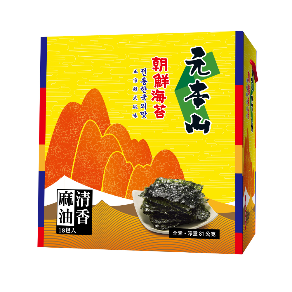 MOTOMOTOYAMA Korean Seaweed 18 Packs/Box, , large
