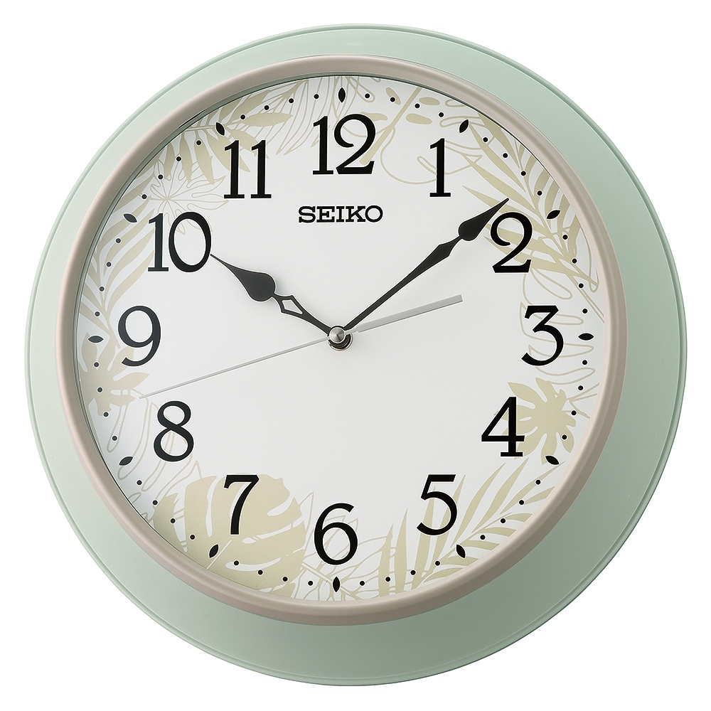 SEIKO 精工 自然清新 靜音滑動秒針時鐘 掛鐘 QXA832M, , large