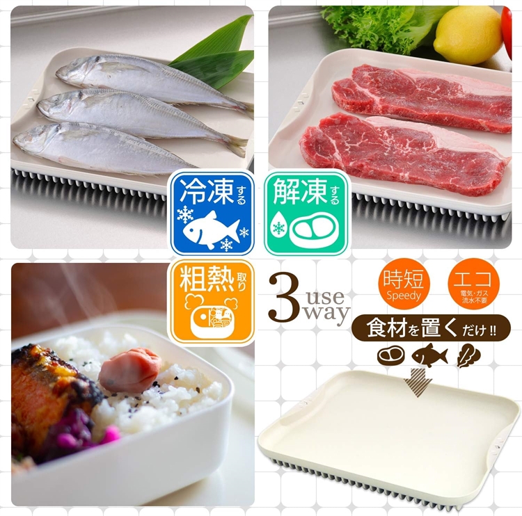 Aluminum alloy quick thawing tray (L), , large