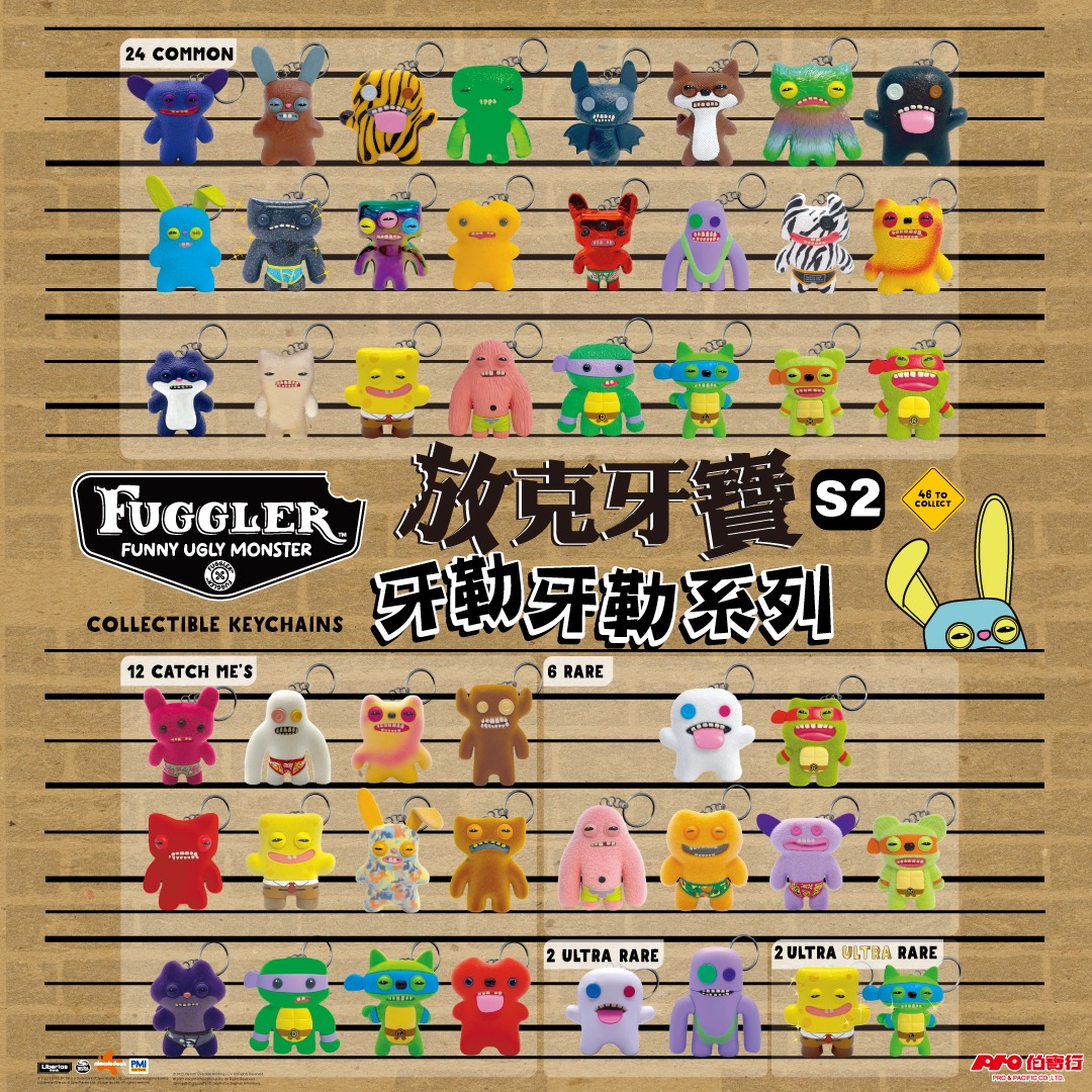 [意創趨術]Fuggler 放克牙寶鑰匙圈S2-牙勒牙勒系列-單個隨機發貨, , large