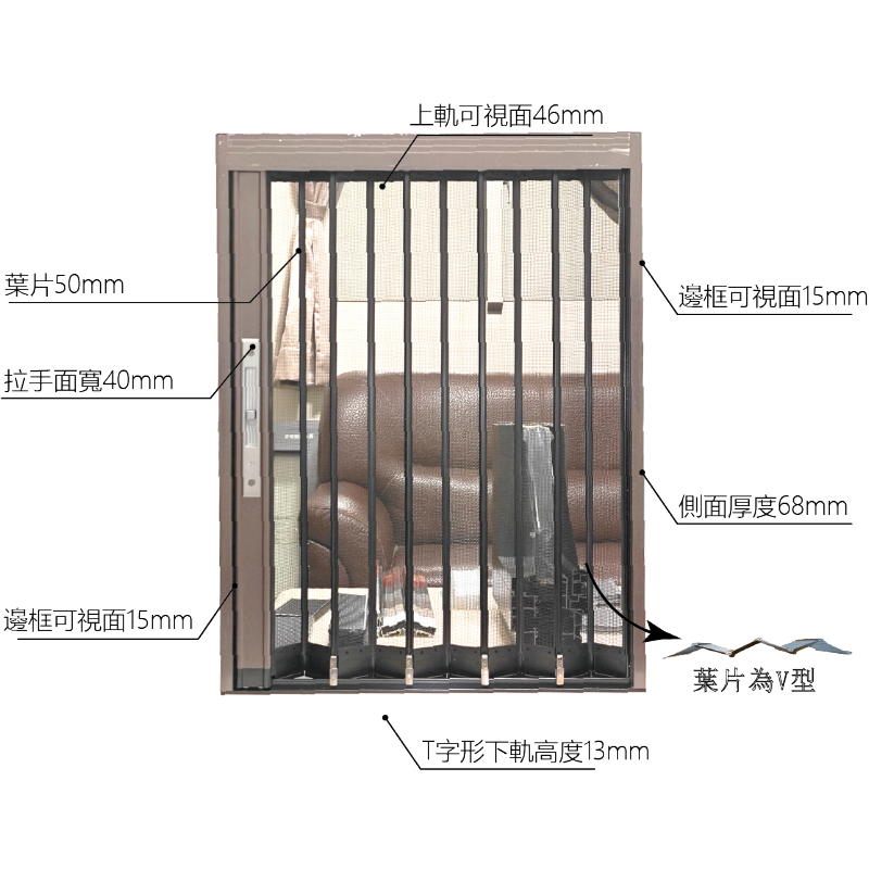 Super slide folding screen door, , large