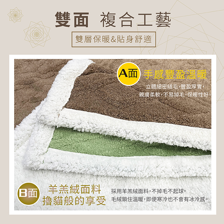 INDIAN_塔夫絨多用途羊羔毯-顏色隨機出貨, , large