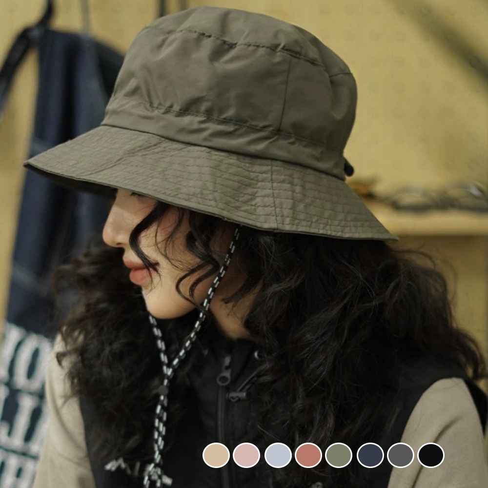 【A&R】新款防曬防水速乾漁夫帽 可掛包收納款 淺灰色, , large