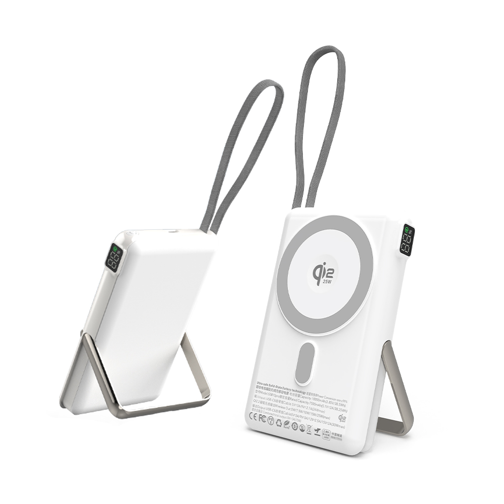 mimax 米覓 固態電池磁吸無線充行動電源Qi2 10000mah, , large