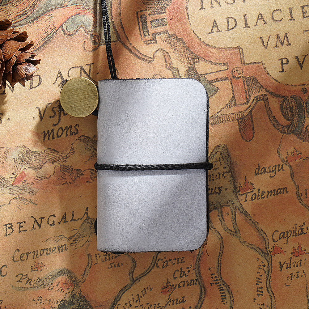 迷你小廢物筆記本吊飾【多色可選】 復古皮革迷你小本子 筆記本 小吊飾 皮革小筆記本 復古小本子, , large