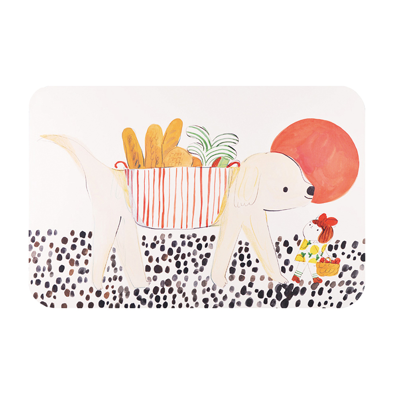 【Monster】 Soft Diatomaceous Earth Absorbent Mat – Wu Hsin-Chih Collection (60x40cm) – Let's Go Picnic, , large
