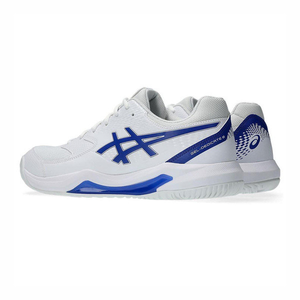 Asics Gel-dedicate 8 男 網球鞋 穩定 靈活 抗扭 白 藍 [1041A408-106], , large