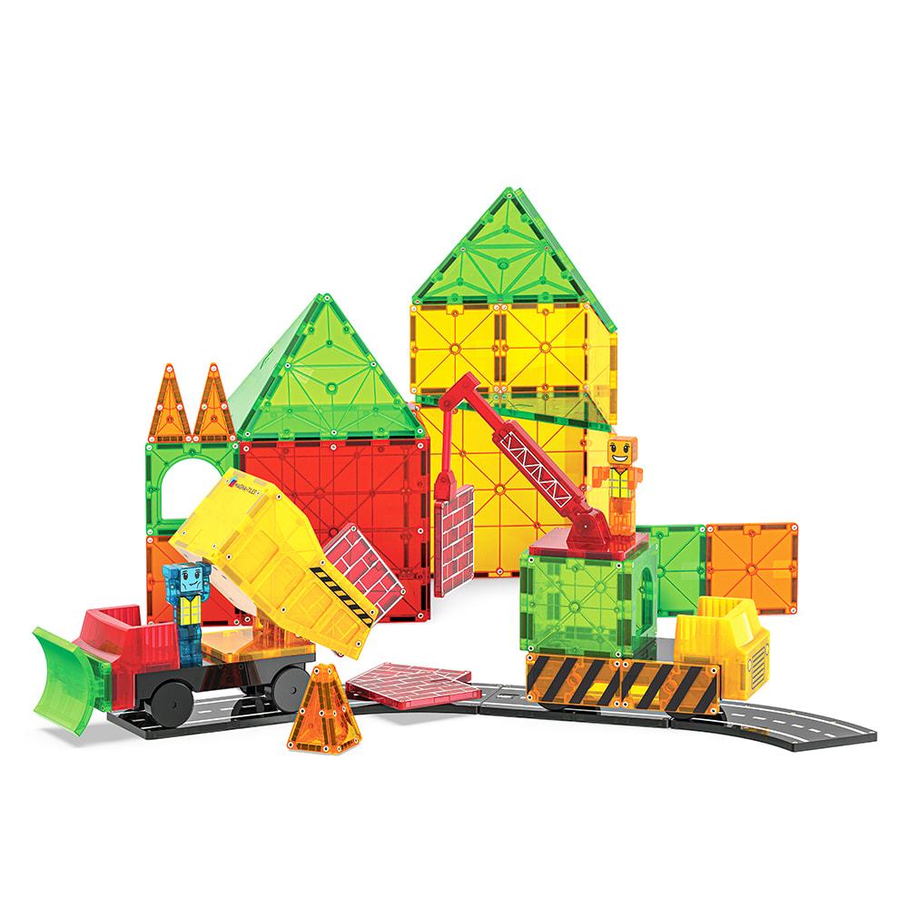 Magna-Tiles 磁力積木-工程基地50片 XL, , large