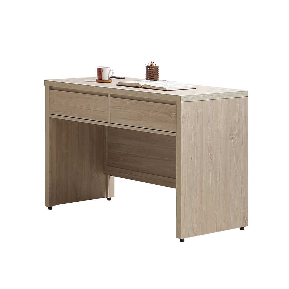 【唯熙傢俱】喬安楓木色3.5尺書桌