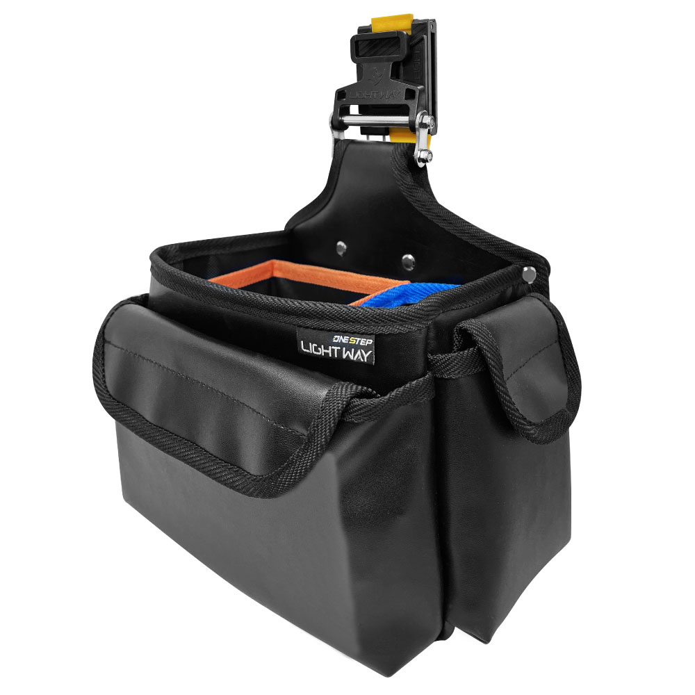 [LightWay錸崴]ONE STEP 快扣型 革製可替式釘袋/020A013, , large