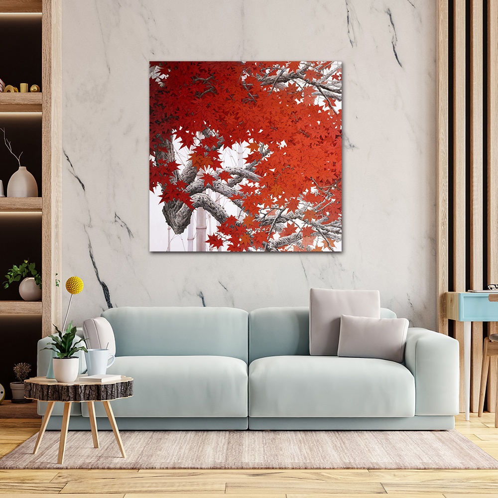 【御畫房】鴻運當頭 國家一級畫師手繪油畫80×80cm(VF-188), , large
