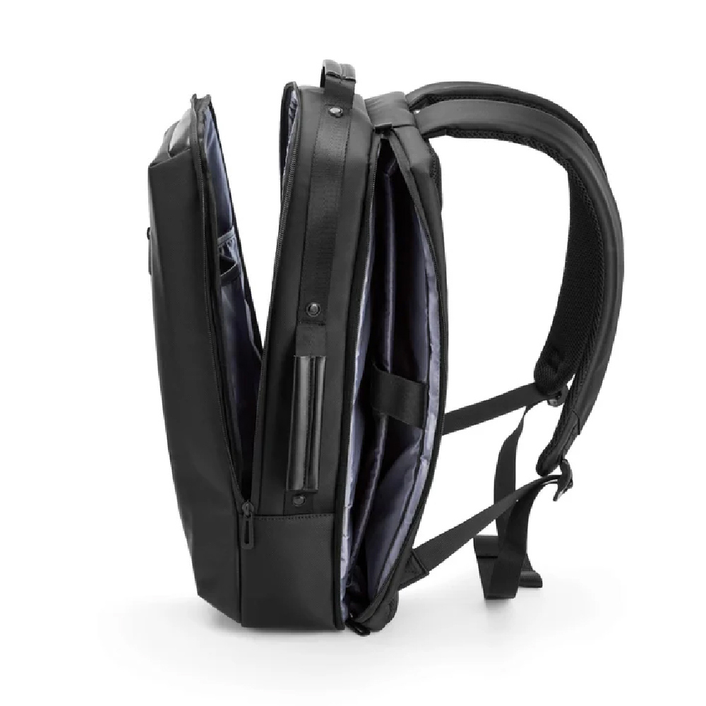 [杰鼎奧拉] KINGSONS｜極簡立體商務雙層後背包｜USB充電孔｜容納15.6吋筆電, , large