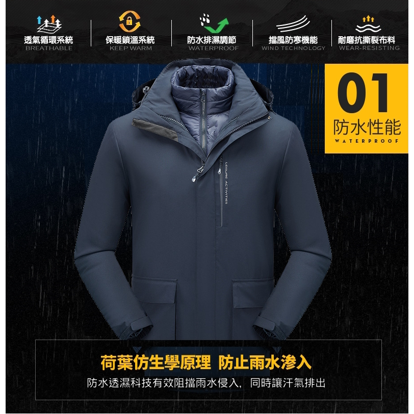 DZRZVD杜戛地 頂級無縫羽絨兩件式外套 男款110817 女款110818【主推：無縫羽絨衣+YKK主拉鍊】, , large