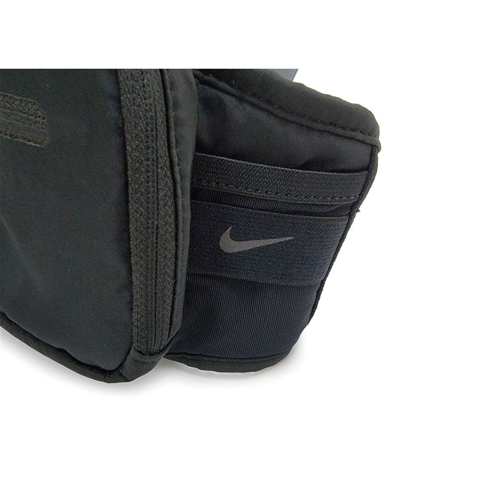 NIKE RUN 腰包 隨身包 休閒 逛街 慢跑 戶外運動 簡約 反光 拉鍊內袋 彈性 減緩晃動 耐用 透氣 舒適 黑, , large