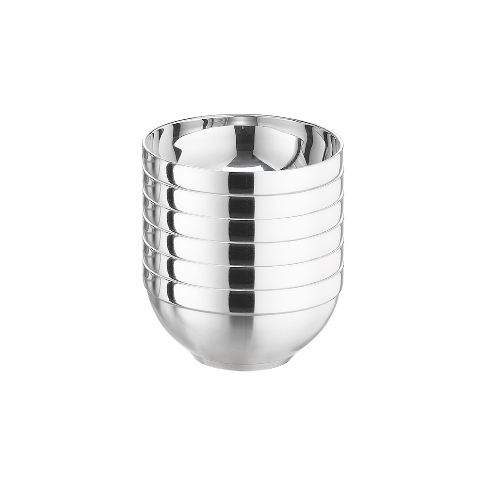 PERFECT 理想牌 晶品304不鏽鋼雙層碗隔熱碗 16cm6入無蓋-Leidea樂德兒, , large