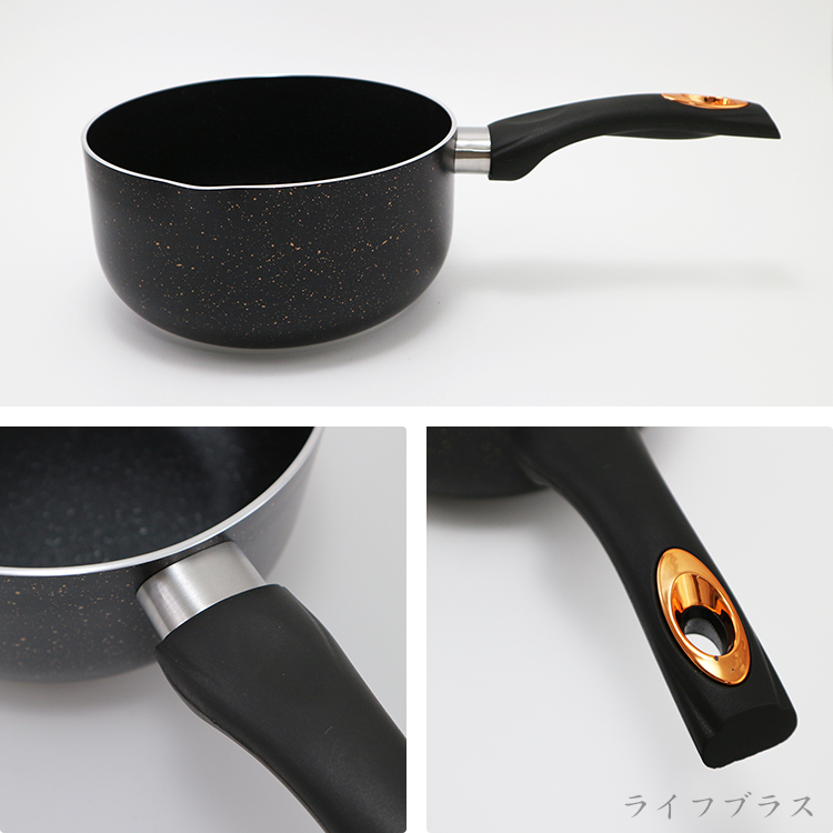 CLARE羽鑽不沾牛奶鍋-18cm-2支, , large