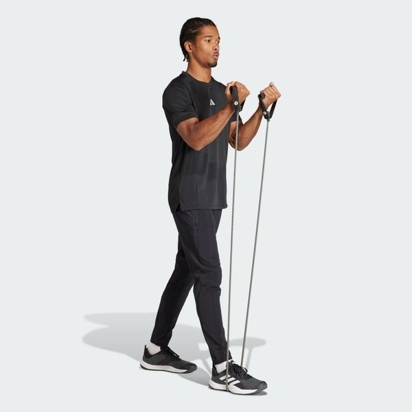 Adidas D4T HR Tee 男 短袖 上衣 運動 健身 訓練 慢跑 吸濕排汗 透氣 修身 黑 [IS3739], , large