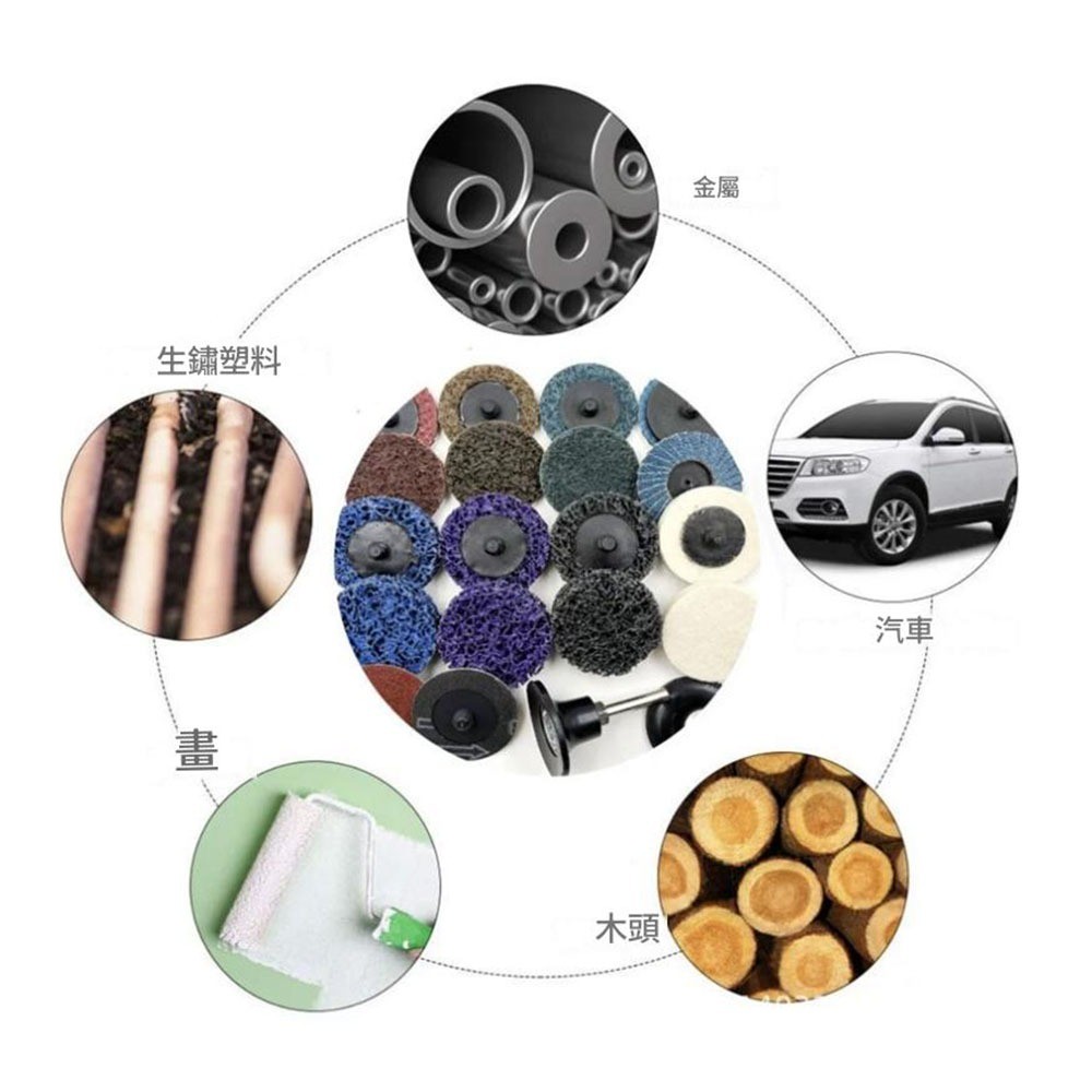 角磨機/配件/金剛打磨片5吋125MM黑色孔22MM, , large