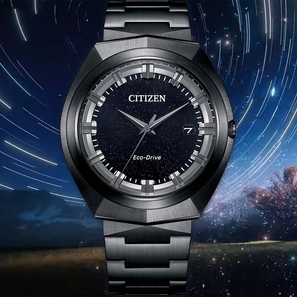 CITIZEN 星辰 無際星輝 全球旗艦款 光動能大三針手錶 BN1015-52E, , large