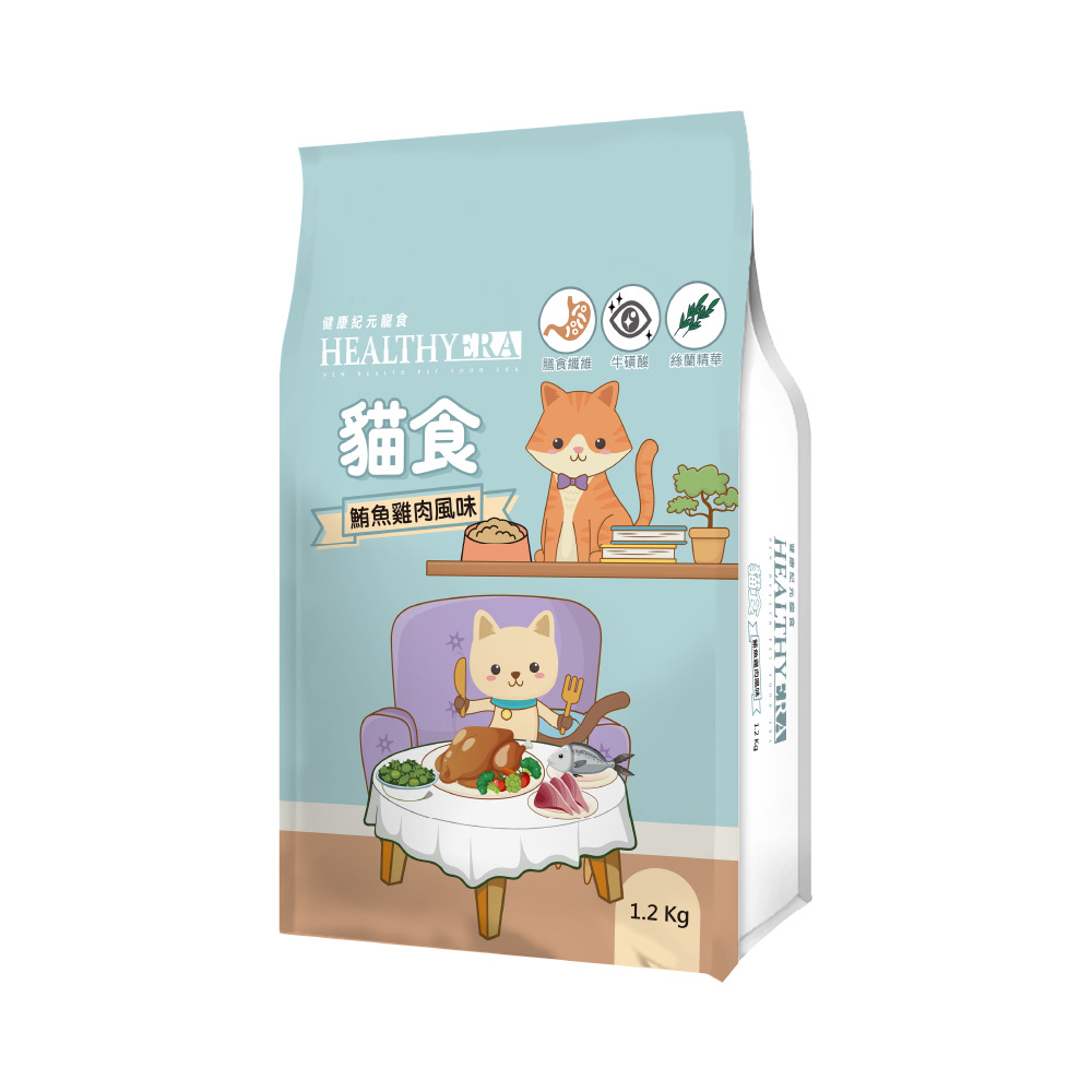 健康紀元貓食-鮪魚雞肉風味1.2Kg, , large