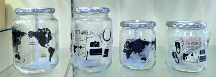 Transparent sealed jar (map-large), , large
