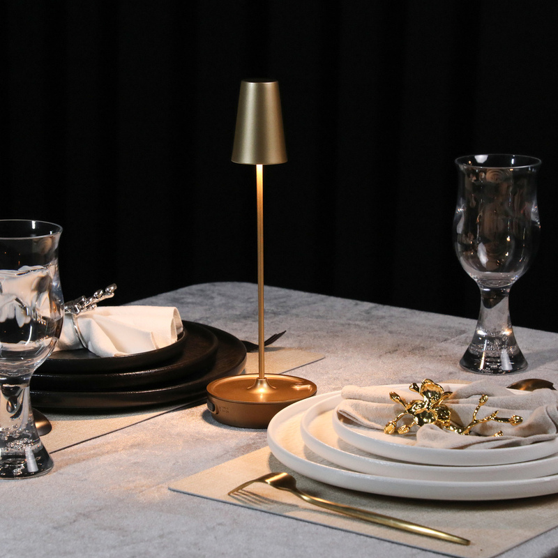 【可易家電】日本MoriMori LED T-Light ALTO 金屬復古氛圍燈-金色 FTL-23AL-GL, , large