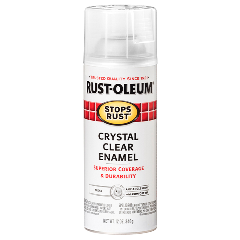 STOPS RUST Clear Enamel Gloss Clear