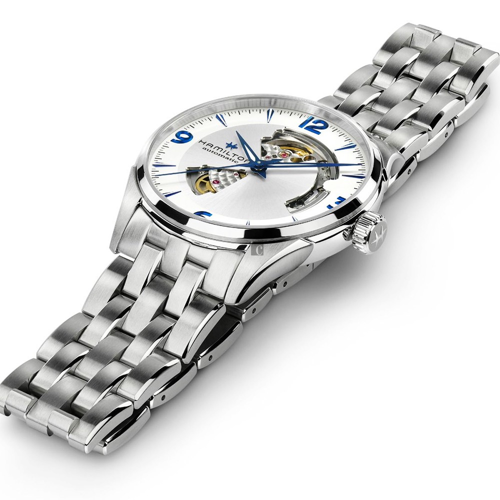 Hamilton 漢米爾頓 Open Heart 爵士鏤空機械錶-42mm H32705152, , large