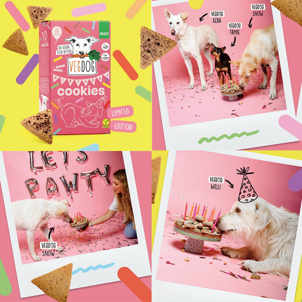 【倆寶貝精品館】VEGDOG德國蔬狗 水果派對餅乾-梨子&黑醋栗 400g, , large