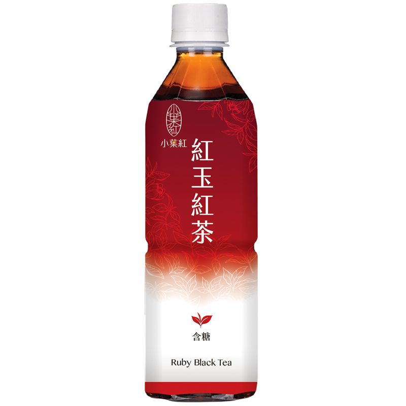 小葉紅紅玉紅茶含糖490ml, , large